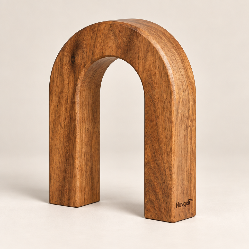 Nuvqeli™ Solid-Wood Architectural Arch Sculpture image 01