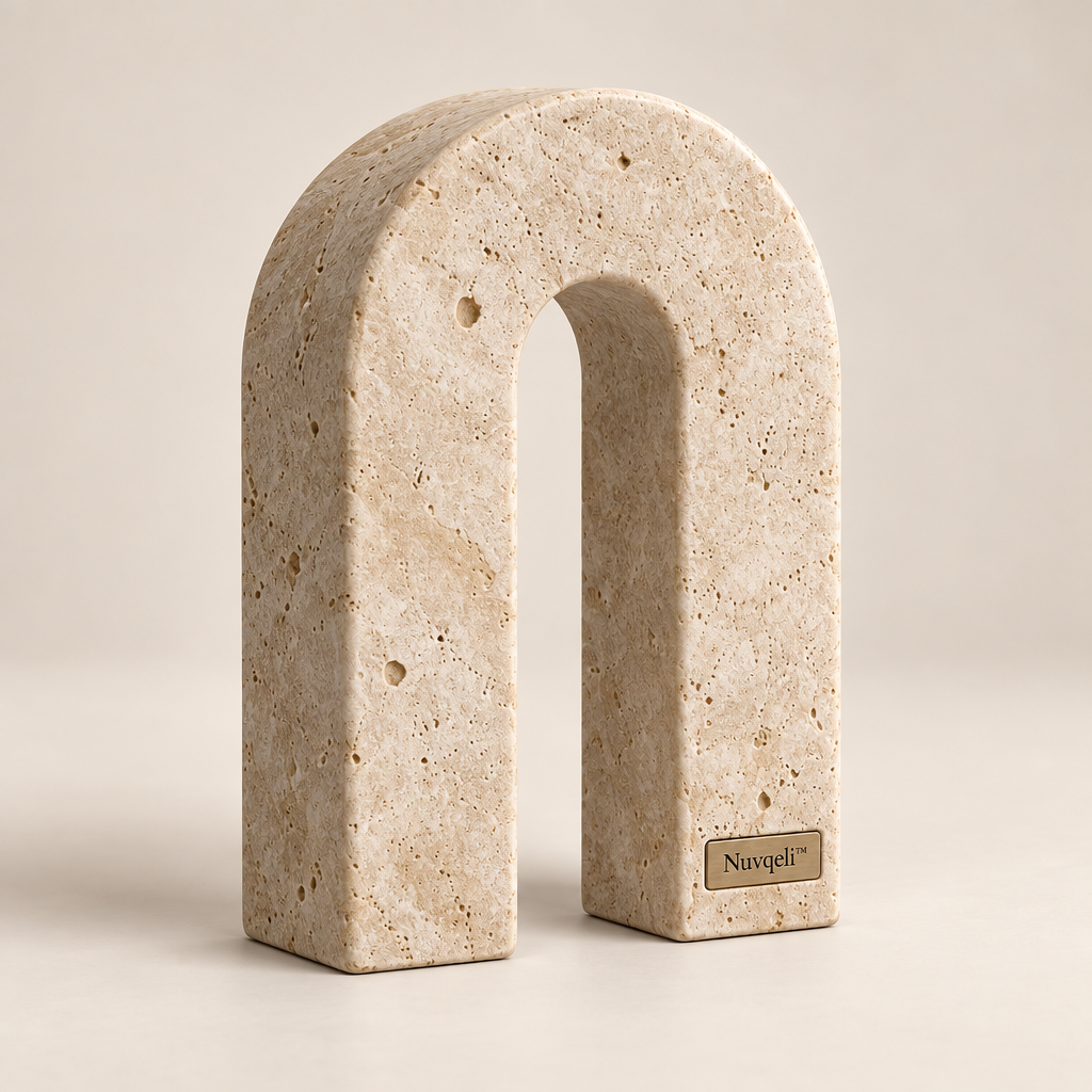 Nuvqeli™ Natural Stone Arch Art Sculpture image 01